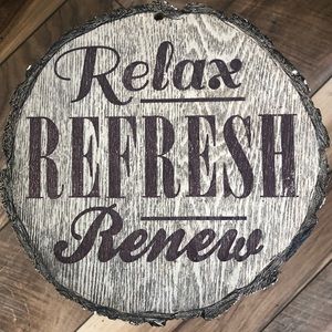 Home decor patio garden sign